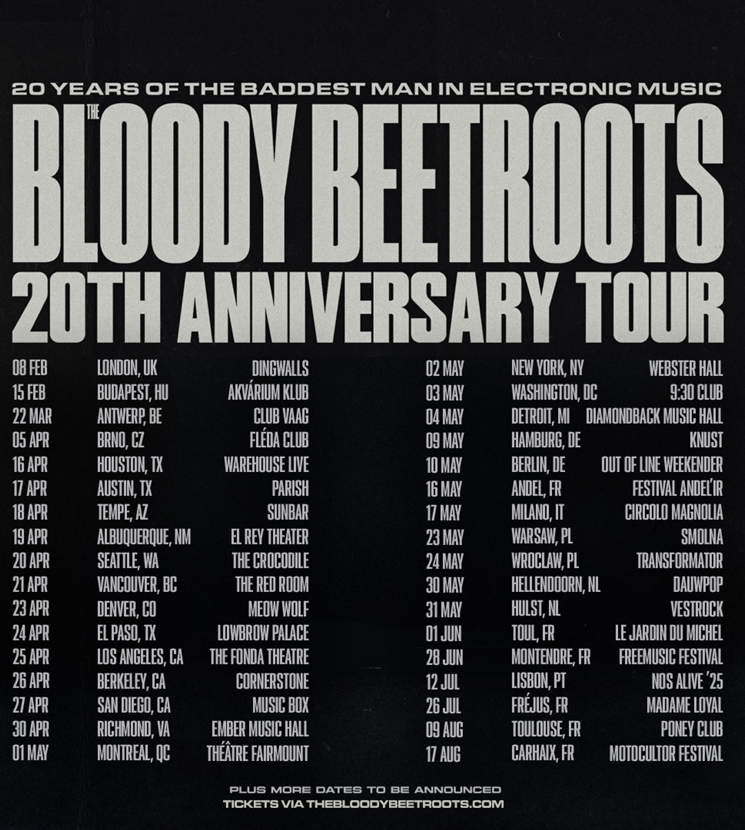 Bloody Beetroots USA Tour Dates 2024